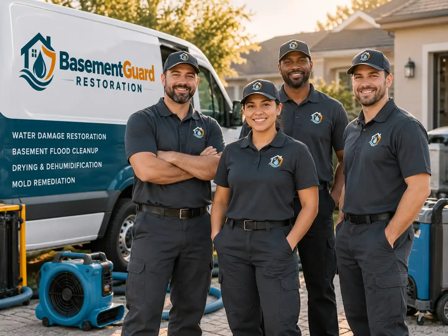 Basement Water Damage Restoration company in Central, LA